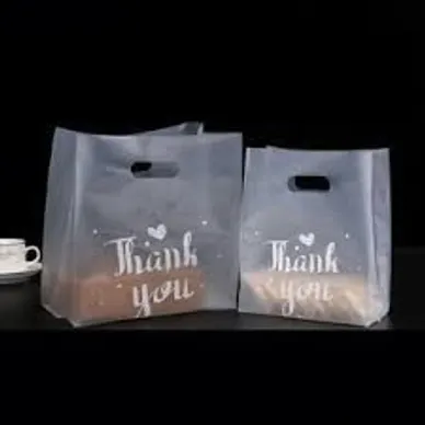 كيسان معتّمان بطباعة Thank you ومقبض مقصوص